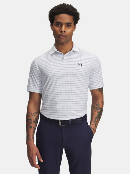 Under Armour Moška majica Under Armour UA Drive Chill Printed Polo-WHT