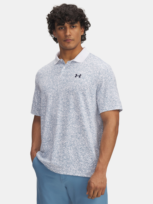 Under Armour Moška majica Under Armour UA Matchplay Printed Polo-WHT