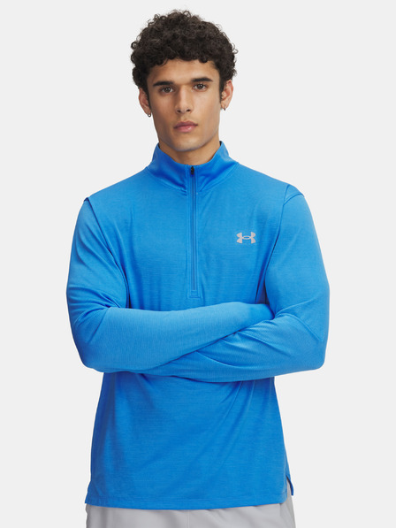 Under Armour Moška majica Under Armour UA LAUNCH 1/4 ZIP-BLU