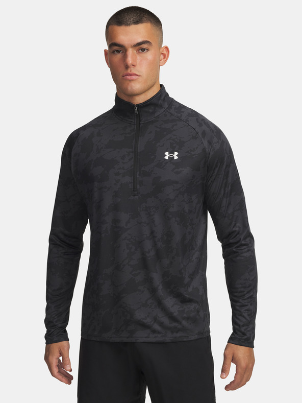 Under Armour Moška majica Under Armour UA Tech 2.0 1/2 Zip-BLK