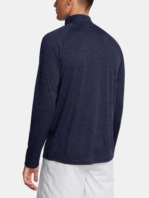 Under Armour Moška majica Under Armour UA Tech Textured 1/2 Zip-BLU