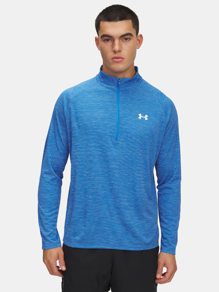 Under Armour Moška majica Under Armour UA Tech Textured 1/2 Zip-BLU