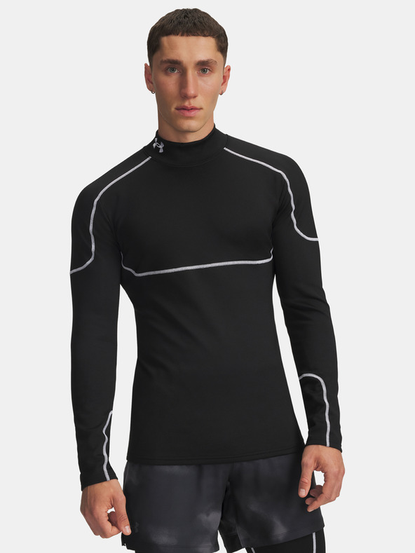 Under Armour Moška majica Under Armour Cold Weather Grid LS Mock-BLK
