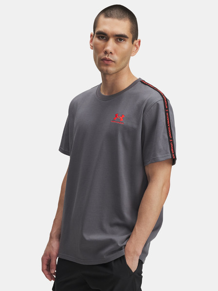 Under Armour Moška majica Under Armour UA Icon HWT Tee Taping-GRY