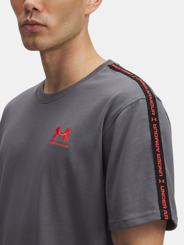 Under Armour Moška majica Under Armour UA Icon HWT Tee Taping-GRY