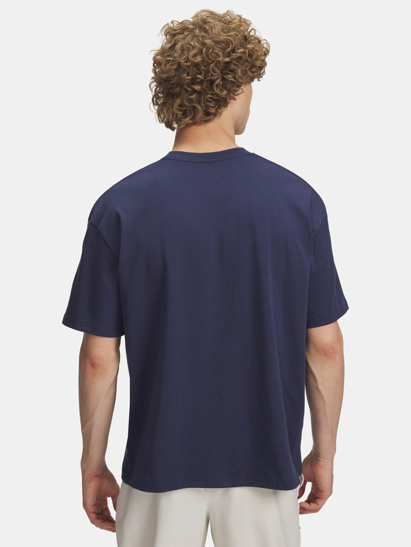 Under Armour Moška majica Under Armour UA HWT WOVEN LABEL SS-BLU