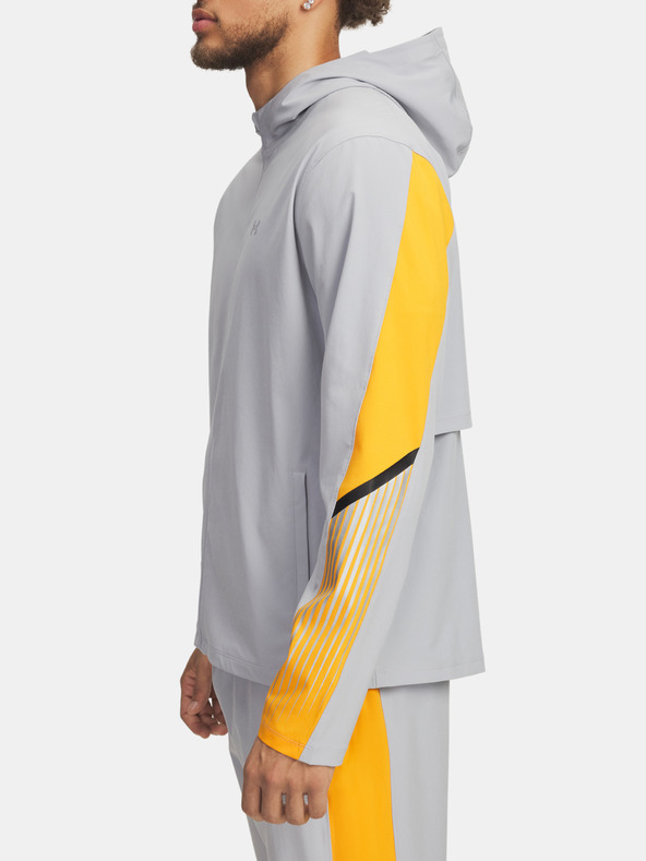 Under Armour Moška jakna  Under Armour UA Velociti Storm Hooded Jkt-GRY