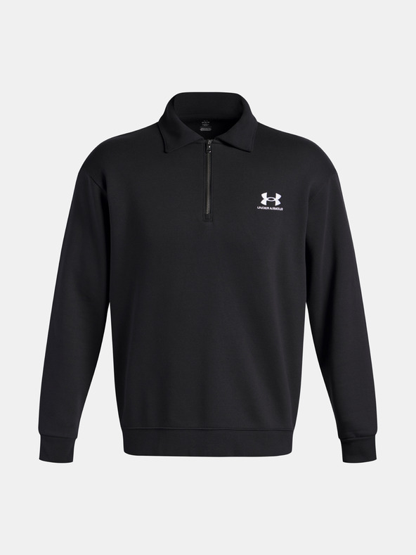 Under Armour Moška jakna Under Armour UA Icon Flc Collar 1/4 Zip-BLK