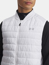 Under Armour Moški jopič Under Armour UA Launch Insulated Vest-WHT