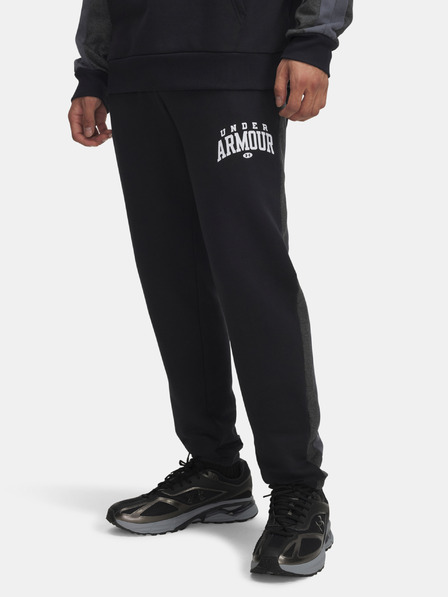 Under Armour Moške športne hlače Under Armour UA Rival Flc CB Pants-BLK
