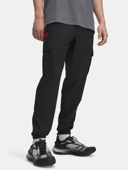 Under Armour Moške športne hlače Under Armour UA Vibe Woven Cargo Pants-BLK