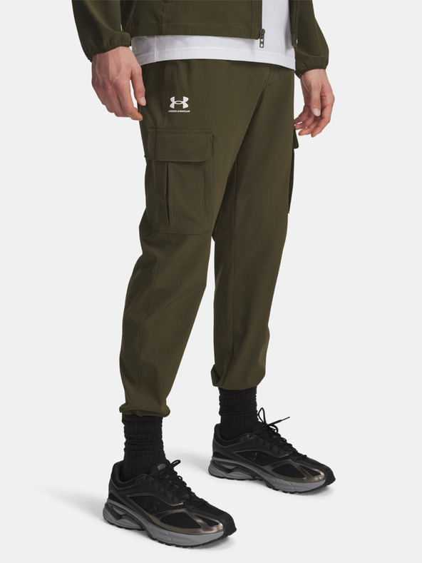 Under Armour Moške športne hlače Under Armour UA Vibe Woven Cargo Pants-GRN