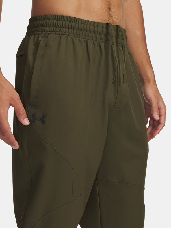 Under Armour Moške športne hlače Under Armour UA Unstoppable Tapered Pants-GRN