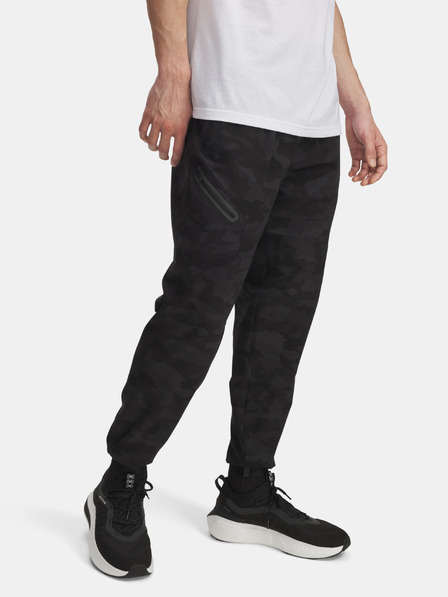 Under Armour Moške spodnji del trenirke Under Armour UA Unstoppable Woven Jogger-BLK