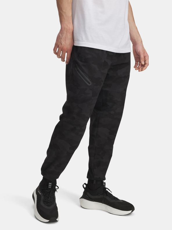Under Armour Moške spodnji del trenirke Under Armour UA Unstoppable Woven Jogger-BLK