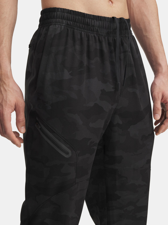 Under Armour Moške spodnji del trenirke Under Armour UA Unstoppable Woven Jogger-BLK