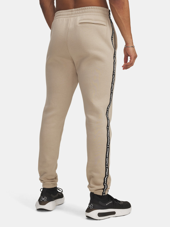 Under Armour Moške spodnji del trenirke Under Armour UA Icon Fleece Jgr Taping-BRN