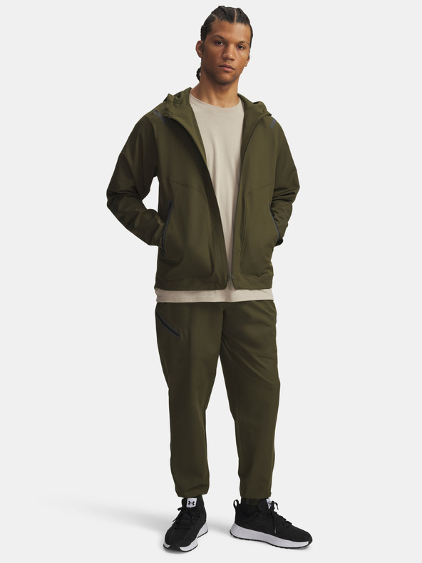 Under Armour Moške spodnji del trenirke Under Armour UA Unstoppable Woven Jogger-GRN