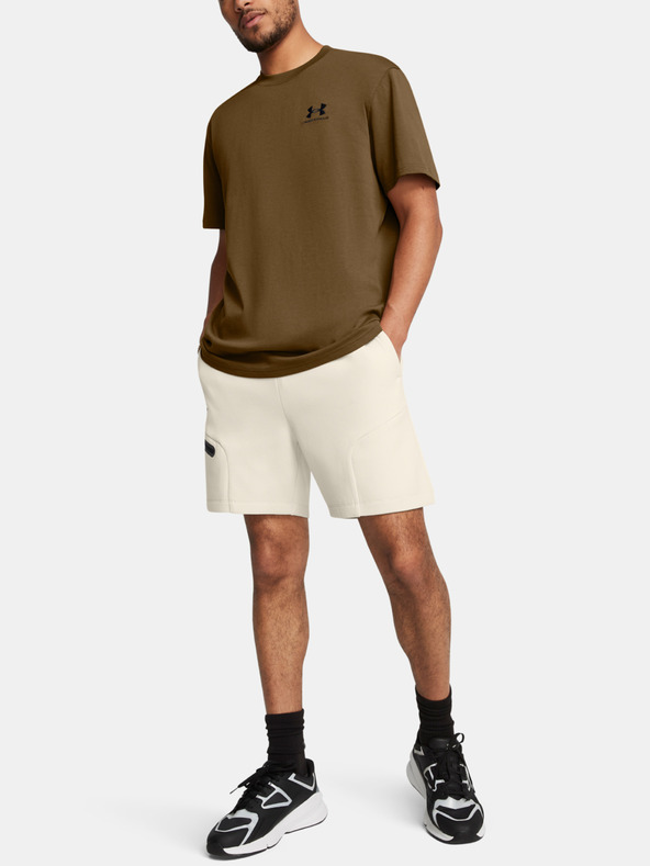 Under Armour Moške kratke hlače Under Armour UA Unstoppable Flc Shorts-WHT