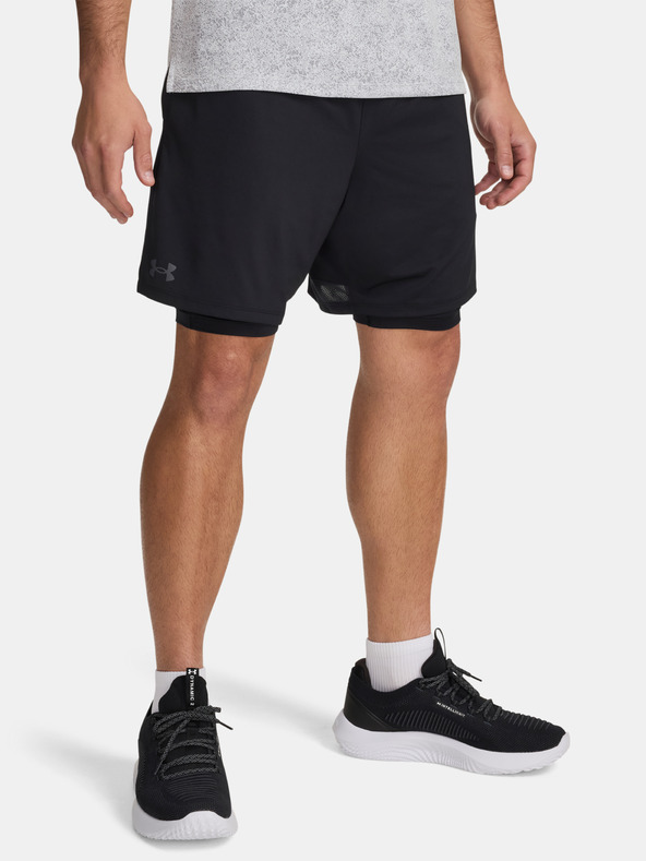 Under Armour Moške kratke hlače Under Armour UA Tech Vent 2in1 Short-BLK