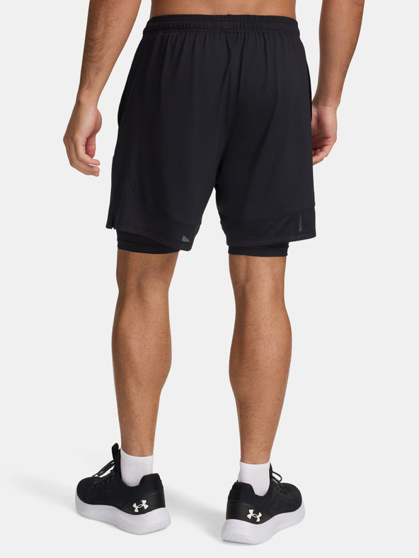 Under Armour Moške kratke hlače Under Armour UA Tech Vent 2in1 Short-BLK
