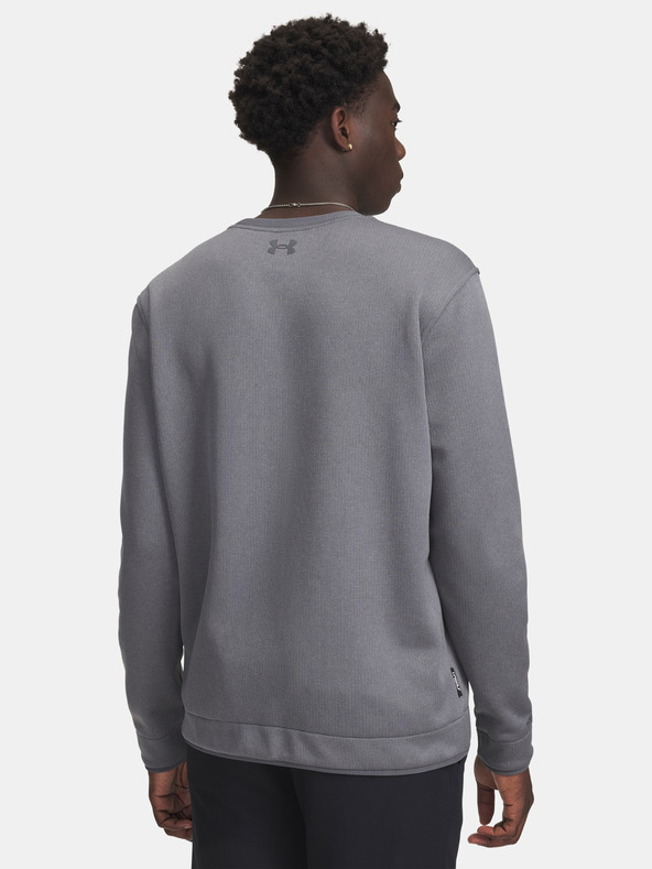 Under Armour Moški pulover Under Armour UA M Sweater Fleece Crew-GRY