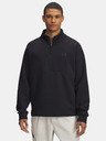 Under Armour Moški pulover Under Armour UA Unstoppable Flc Half Zip-BLK
