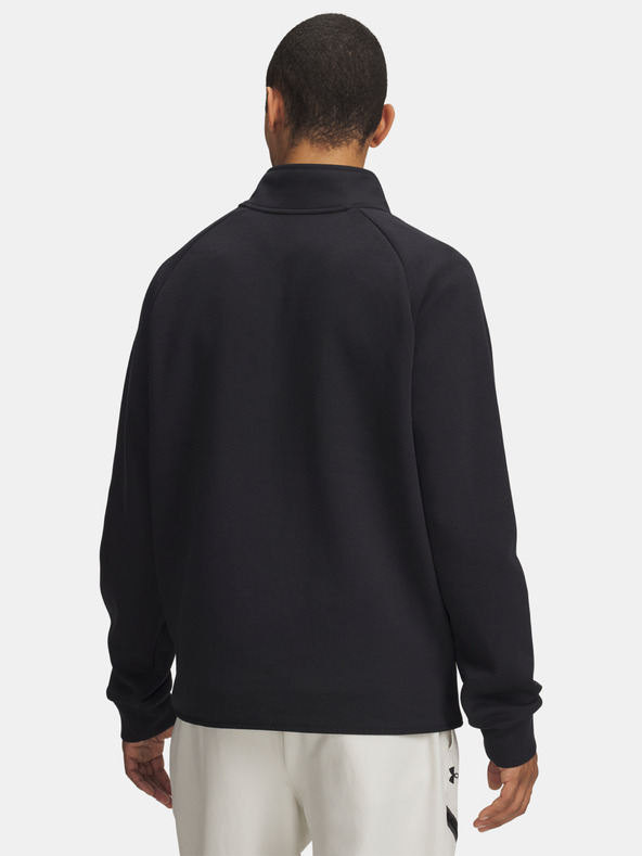 Under Armour Moški pulover Under Armour UA Unstoppable Flc Half Zip-BLK