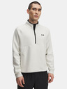 Under Armour Moški pulover Under Armour UA Unstoppable Flc Half Zip-WHT