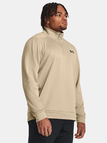 Under Armour Moški pulover Under Armour UA Armour Fleece 1/4 Zip-BRN