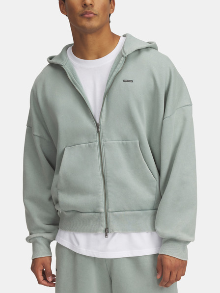 Under Armour Moški pulover  Under Armour Icon HWT Fleece Wash FZ