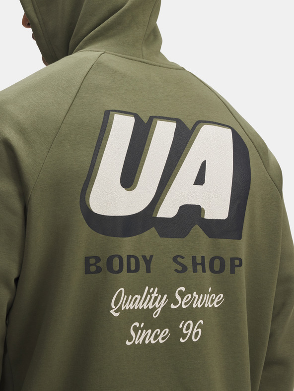 Under Armour Moški pulover  Under Armour UA Rival Fleece HBR Logo HD-GRN