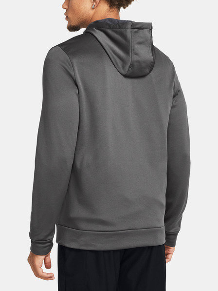 Under Armour Moški pulover  Under Armour UA Armour Fleece FZ Hoodie-GRY