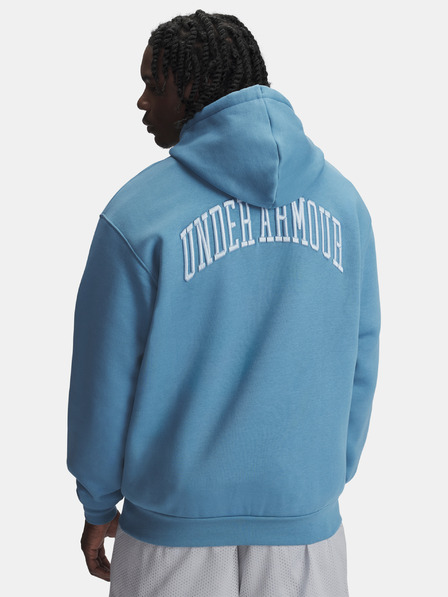 Under Armour Moški pulover Under Armour UA Icon Flc Graphic Top-BLU