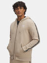 Under Armour Moški pulover Under Armour UA Icon Fleece FZ Taping-BRN