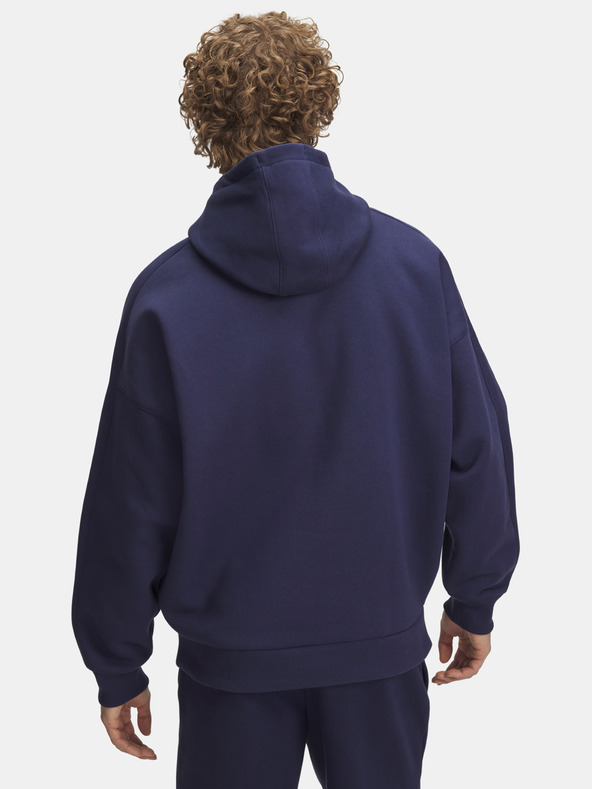 Under Armour Moški pulover Under Armour UA Icon HW Colorblocked Hdy-BLU