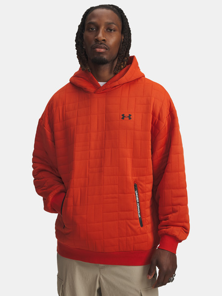 Under Armour Moški pulover Under Armour UA Unstoppable Flc Txtr Hdy-ORG