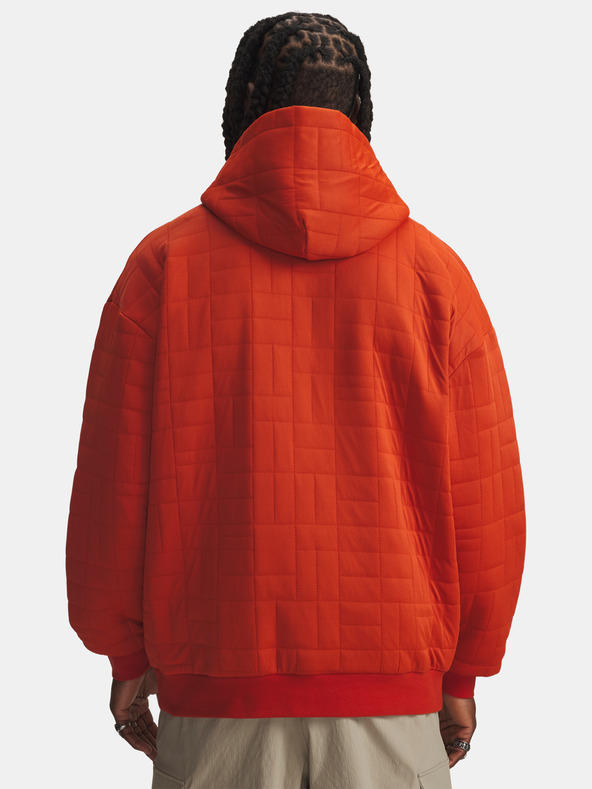 Under Armour Moški pulover Under Armour UA Unstoppable Flc Txtr Hdy-ORG