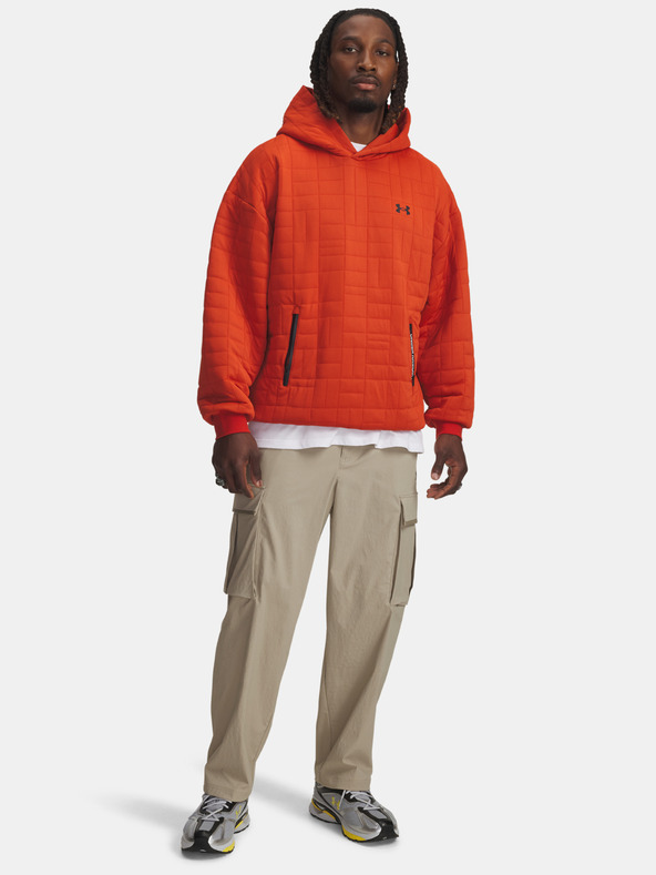 Under Armour Moški pulover Under Armour UA Unstoppable Flc Txtr Hdy-ORG