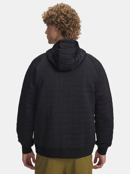 Under Armour Moški pulover Under Armour UA Unstoppable Flc Txtr FZ-BLK