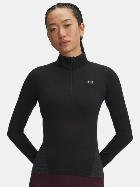 Under Armour Ženska majica Under Armour UA Vanish Seamless 1/4 Zip-BLK