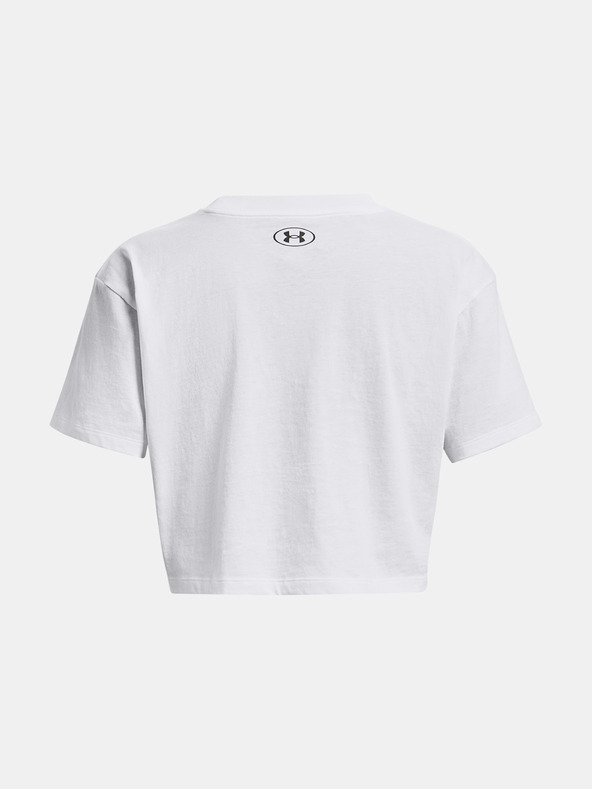 Under Armour Ženska majica Under Armour UA COLLEGIATE CREST CROP SS