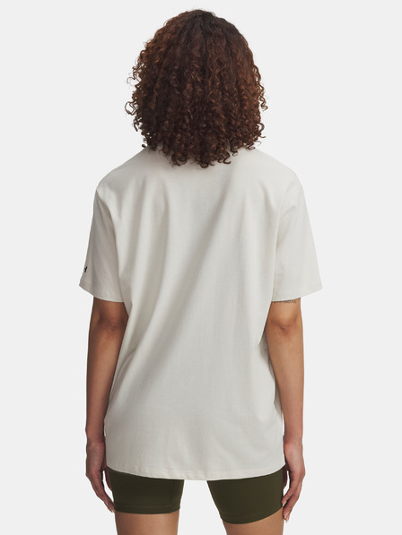 Under Armour Ženska majica Under Armour Rival OS Campus Tee-WHT