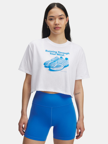 Under Armour Ženska majica Under Armour UA Varsity OS SS-WHT