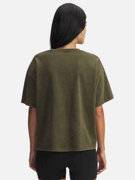 Under Armour Ženska majica Under Armour UA HWT Boxy Wash SS-GRN