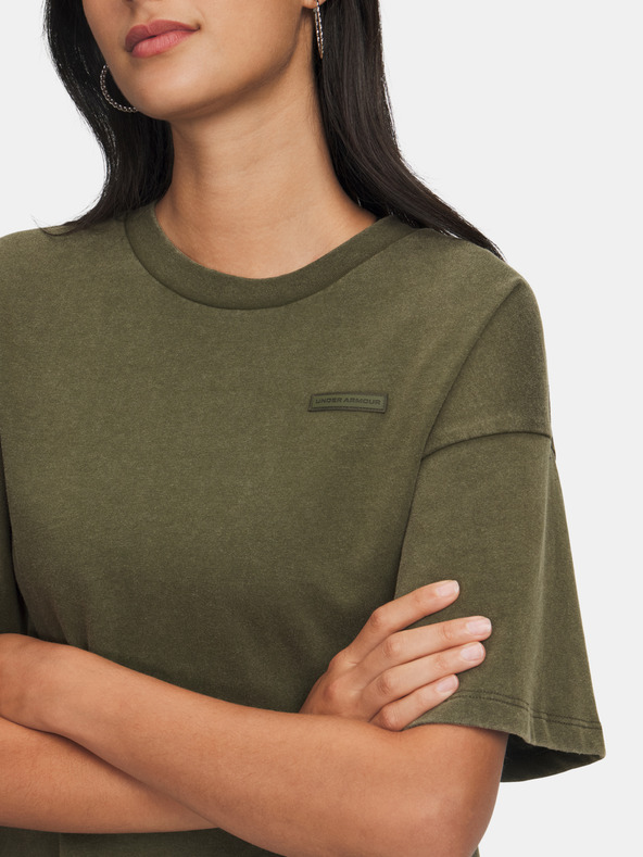 Under Armour Ženska majica Under Armour UA HWT Boxy Wash SS-GRN
