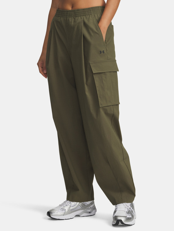 Under Armour Ženske športne hlače Under Armour UA Unstoppable Rstop Cargo-GRN