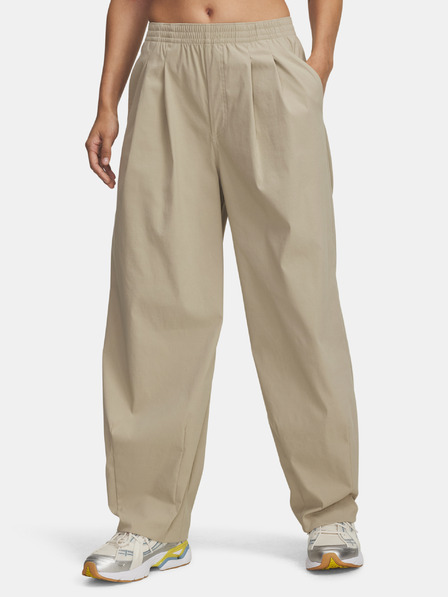 Under Armour Ženske športne hlače Under Armour UA Unstoppable Wvn Pleat Pt-BLK