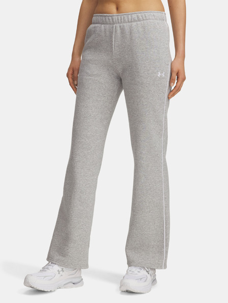 Under Armour Ženske športne hlače Under Armour UA Rival Flc Piped Pant-GRY