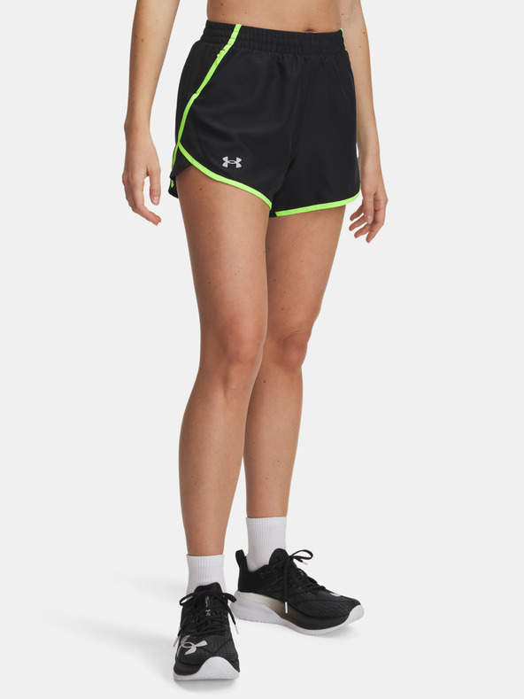 Under Armour Ženske kratke hlače Under Armour UA Fly By 3'' Shorts-BLK